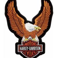 Maxi Toppa Patch Aquila Eagle 24×34 CM Harley Gold