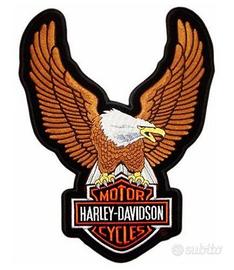 Maxi Toppa Patch Aquila Eagle 24×34 CM Harley Gold