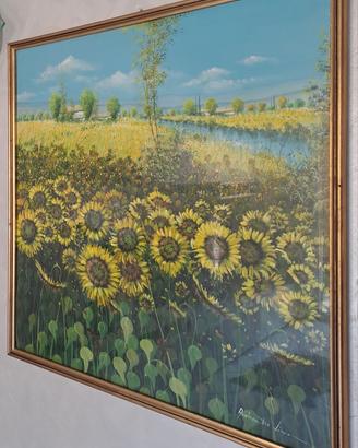 Quadro di girasoli.