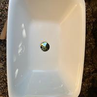 Lavabo sopraincasso  in ceramilux bianco
