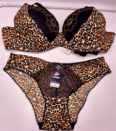 Completo intimo leopard Orange