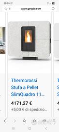 STUFA A PELLET THERMOROSSI SLIM 11 NUOVA IMBALLATA
