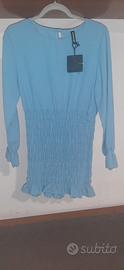 vestito lungo blu per ragazze 