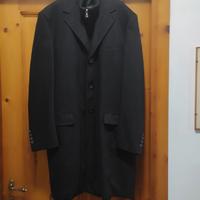 Cappotto da uomo lungo nero taglia 52