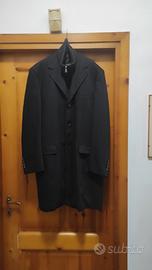 Cappotto da uomo lungo nero taglia 52