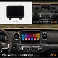 Autoradio navigatore jeep wrangler carplay 2018