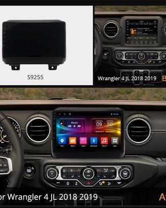 Autoradio navigatore jeep wrangler carplay 2018