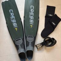 Pinne cressi gara + marsigliese + calzari