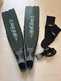 Pinne cressi gara + marsigliese + calzari