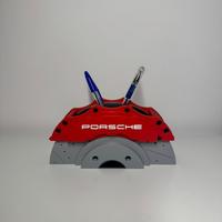 Portapenne pinza e disco freno in 3d