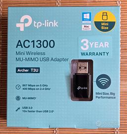ADATTATORE WIRELESS-USB TP-LINK AC1300