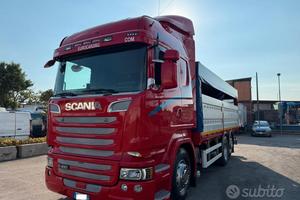 Scania r 490 e6 centinato alza-bassa elettrica mt