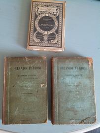 Orlando furioso 1886 e 1890 editore Barbèra 