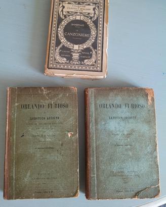 Orlando furioso 1886 e 1890 editore Barbèra 