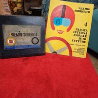 opuscolo vintage della parata di auto degli anni 7