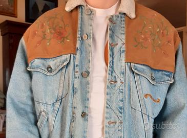 Giubbotto jeans vintage Turquoise Tribes