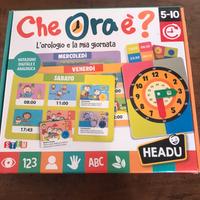 Gioco didattico per imparare a leggere le ore