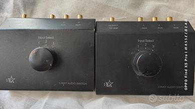 COPPIA SWITCH AUDIO 3 +3 CANALI