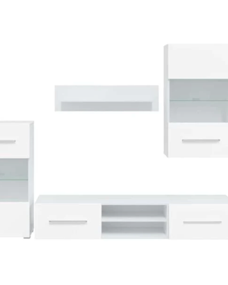 Mobile soggiorno TV a Parete con Vetrina LED nuovo