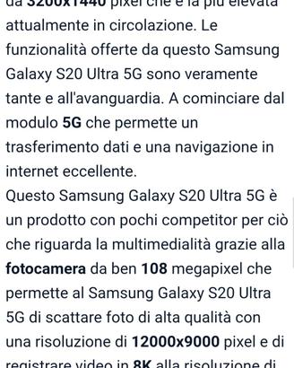 SAMSUNG GALAXY S20 ULTRA 