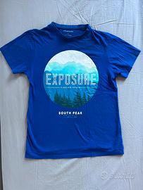 Tshirt classica blu Primark Taglia S 100% cotone