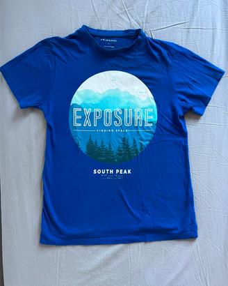 Tshirt classica blu Primark Taglia S 100% cotone