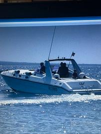 Barca con due motori mercruiser da 450 cv cadauno