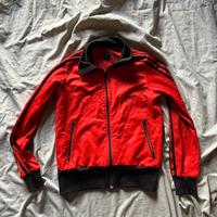 Felpa Adidas Originals rossa vintage – Track jacke