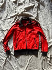 Felpa Adidas Originals rossa vintage – Track jacke
