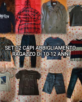 👕 12 capi abbigliamento ragazzo 10-12 anni – Otti
