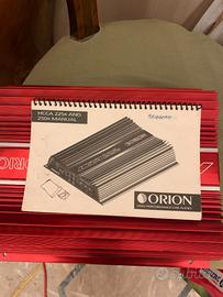 amplificatore ORAION HCC  ROSSO