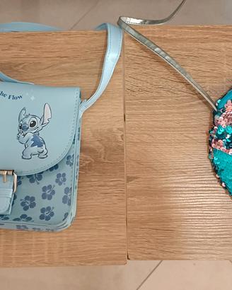 Borsette bambina Stitch e paiettes