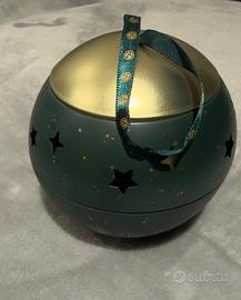 🎄 Contenitore natalizio a sfera con stelle