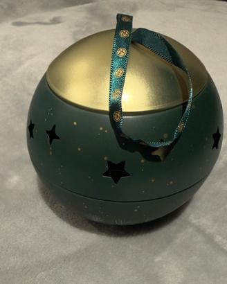 🎄 Contenitore natalizio a sfera con stelle