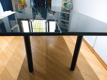 TAVOLO design CRISTALLO legno massello 90x200x73,5