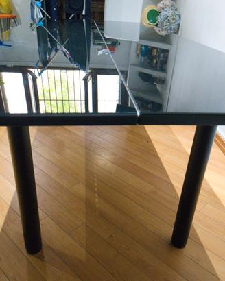 TAVOLO design CRISTALLO legno massello 90x200x73,5