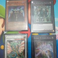 lotto 4 carte yu-gi-oh 