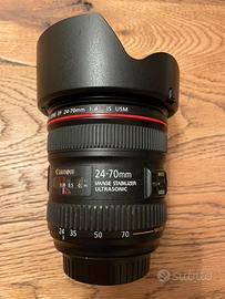 Canon 24-70mm F4 L + filtri neutro e polarizzatore