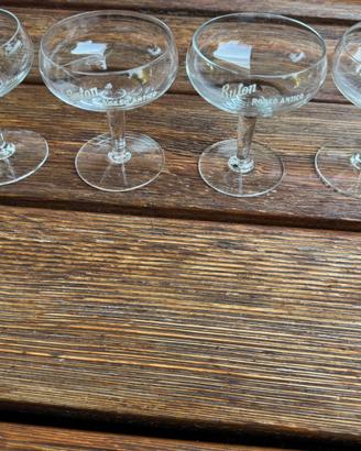 4 coppe Buton Rosso Antico