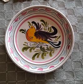 Piatto decorativo artigianale  in terracotta