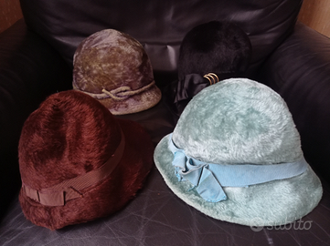 Cappelli lapin vintage da donna anni 60
