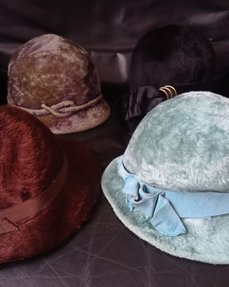 Cappelli lapin vintage da donna anni 60