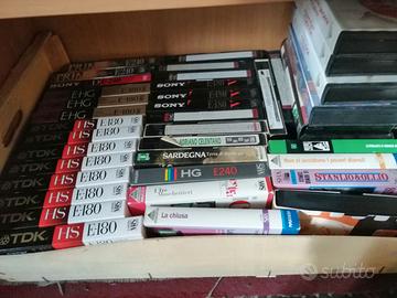 VHS lotto di 68 cassette