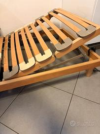 Letto con doghe elettrico