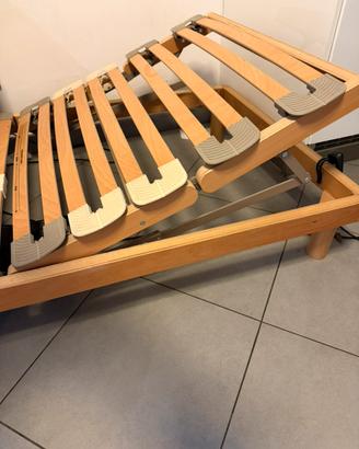 Letto con doghe elettrico