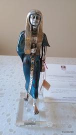 SCULTURA ETRURIA NEFERTARI ARGENTO E ORO
