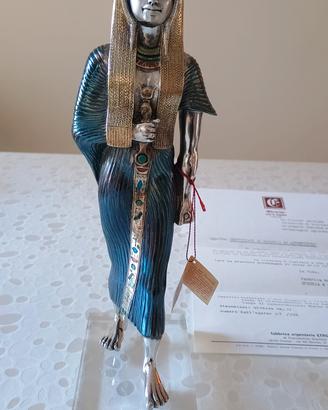 SCULTURA ETRURIA NEFERTARI ARGENTO E ORO