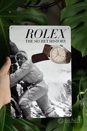 rolex the secret history targa metallica