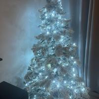 Albero di natale innevato 180 cm