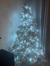 Albero di natale innevato 180 cm